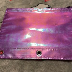 Purple Iridescent sticker pouch
